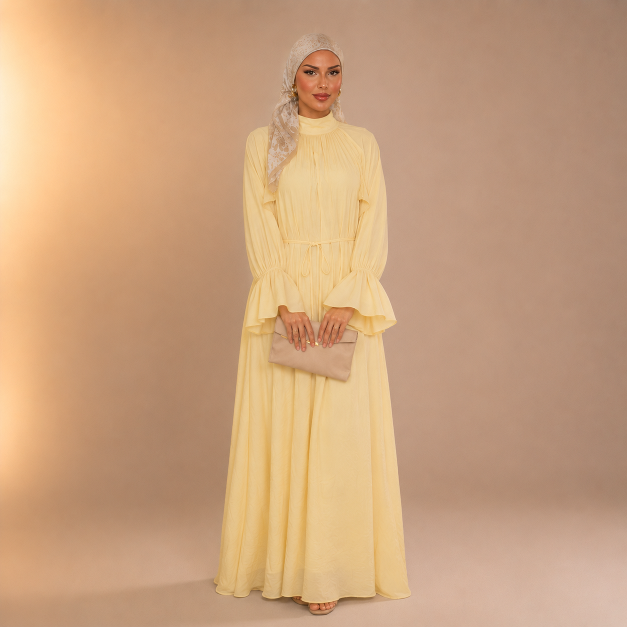 Thurayah Soft Fall Dress