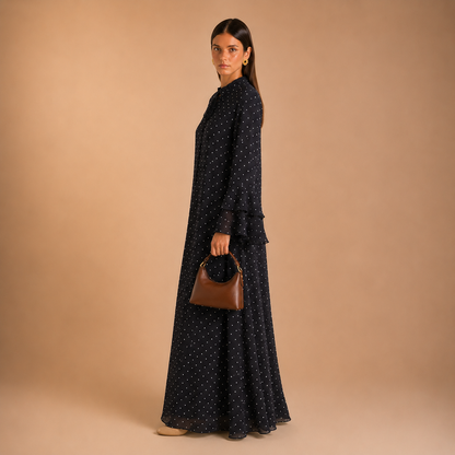 Maram Feather Dot Dress
