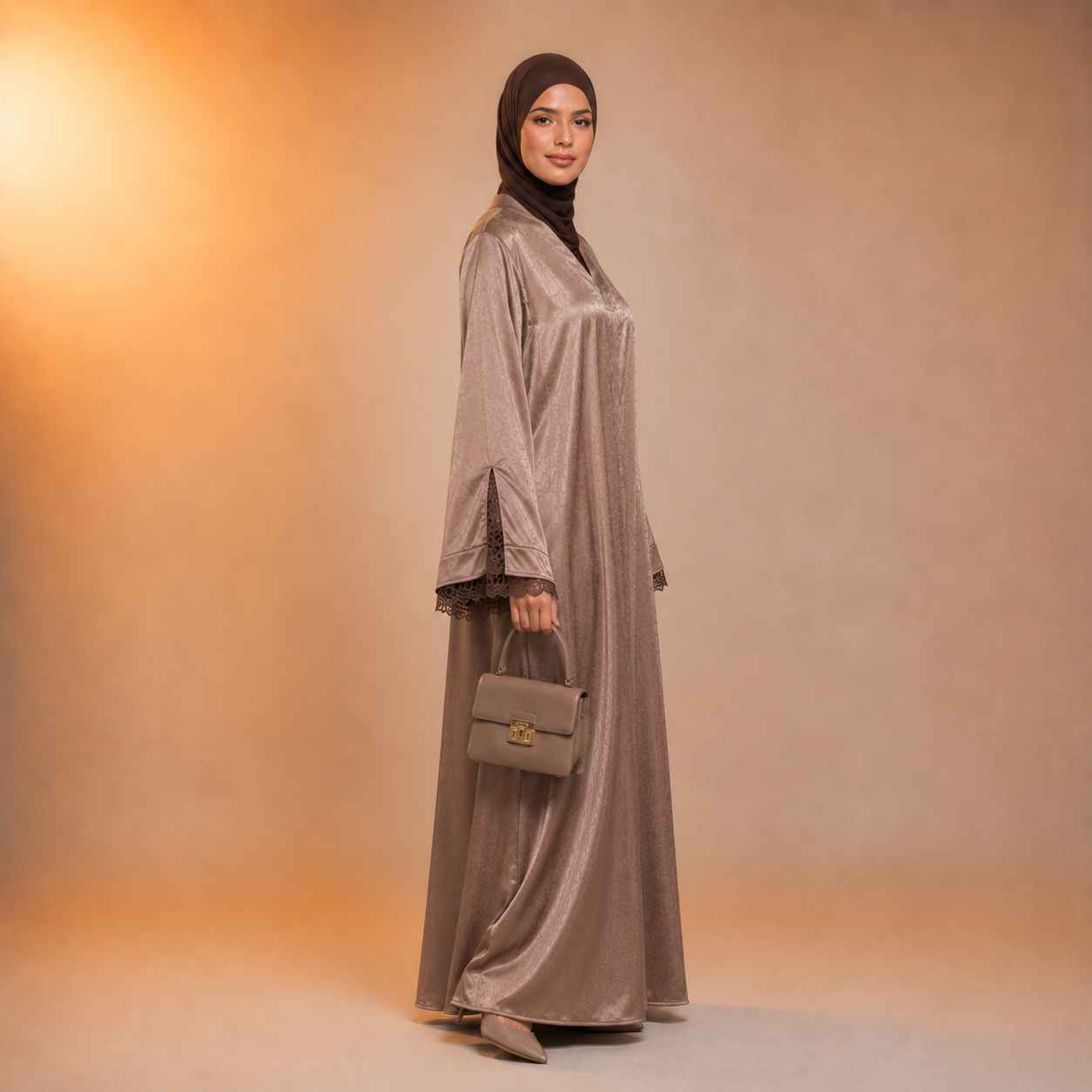 Amirah Satin Line Abaya