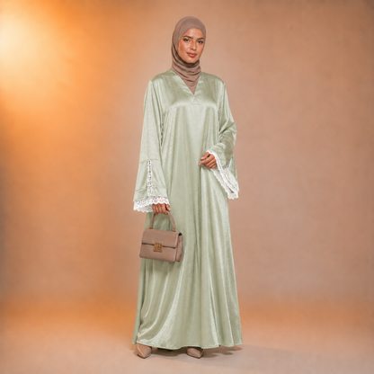 Amirah Satin Line Abaya
