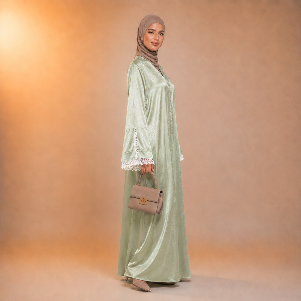 Amirah Satin Line Abaya