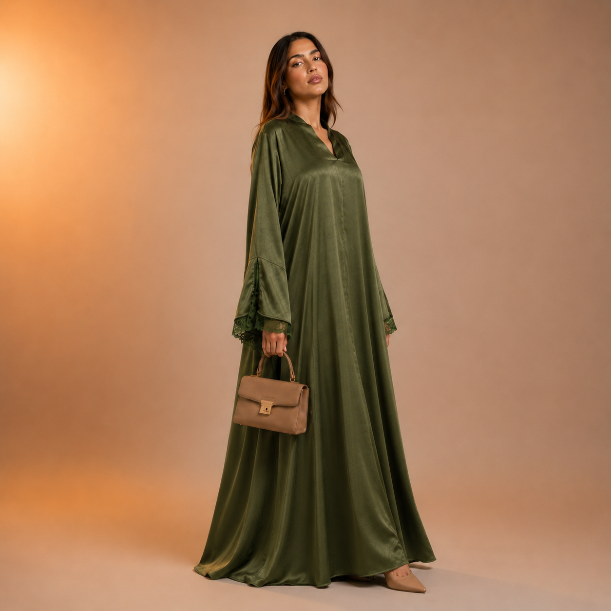 Amirah Satin Line Abaya