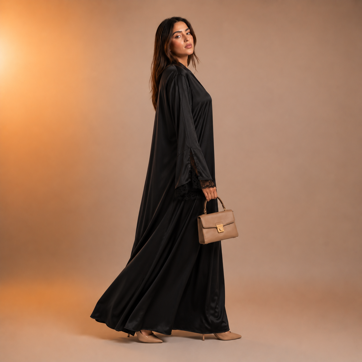 Amirah Satin Line Abaya