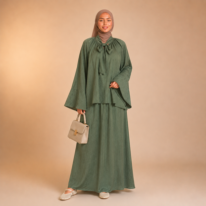 Ramlah Bow Tunic Twinset