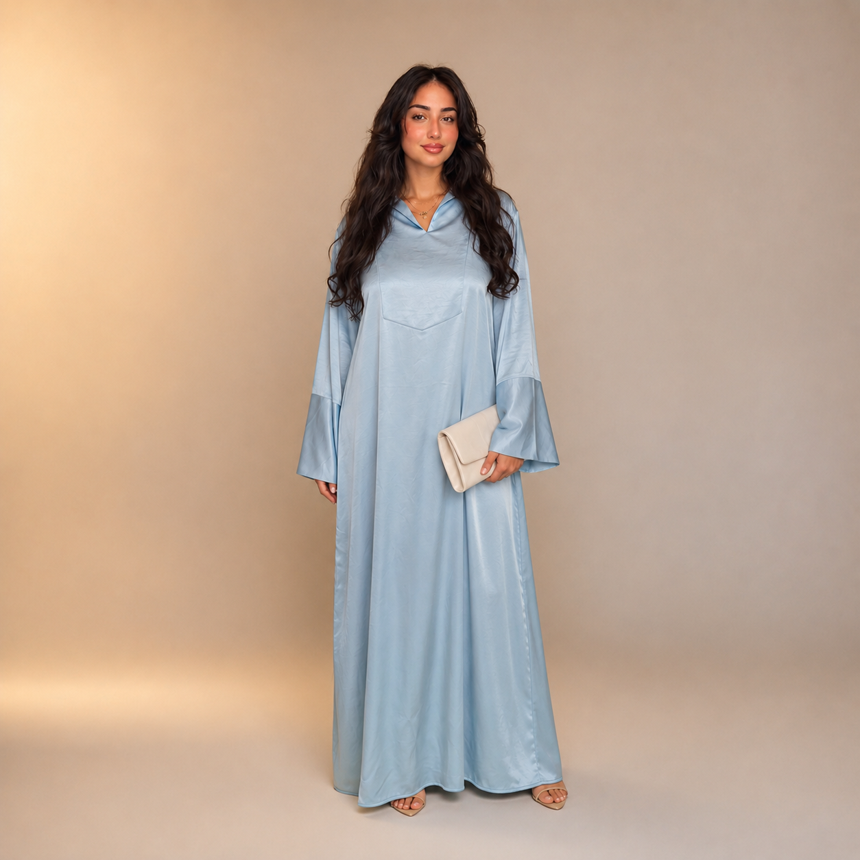 Asiyah Satin Line Abaya