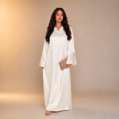 Asiyah Satin Line Abaya