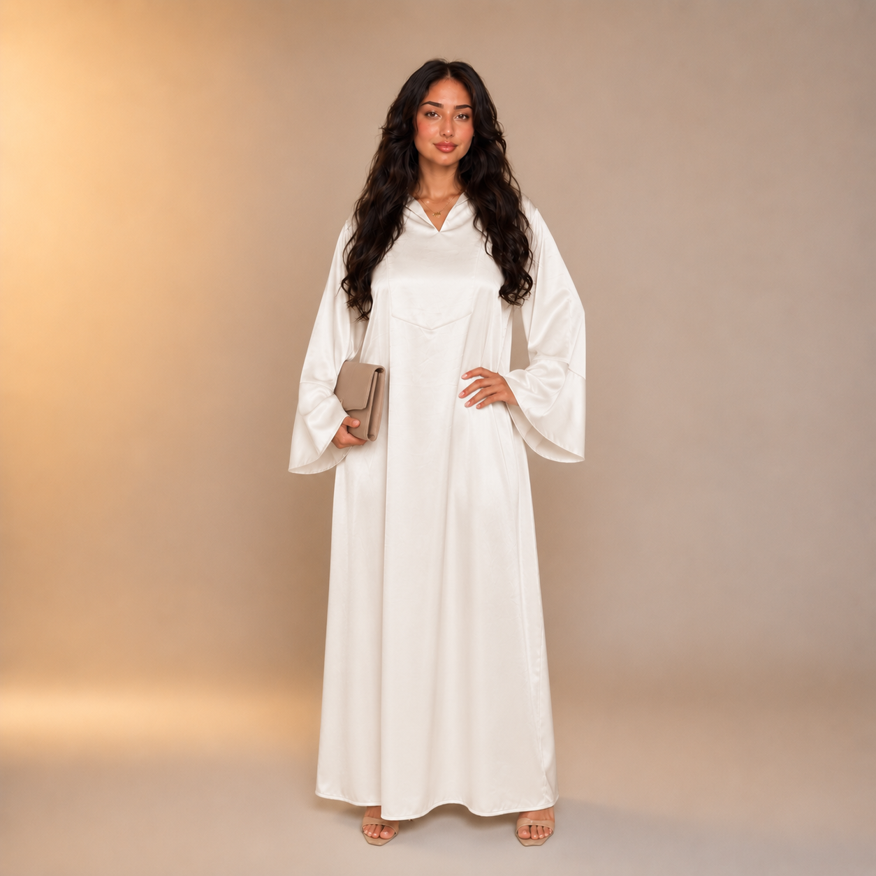 Asiyah Satin Line Abaya