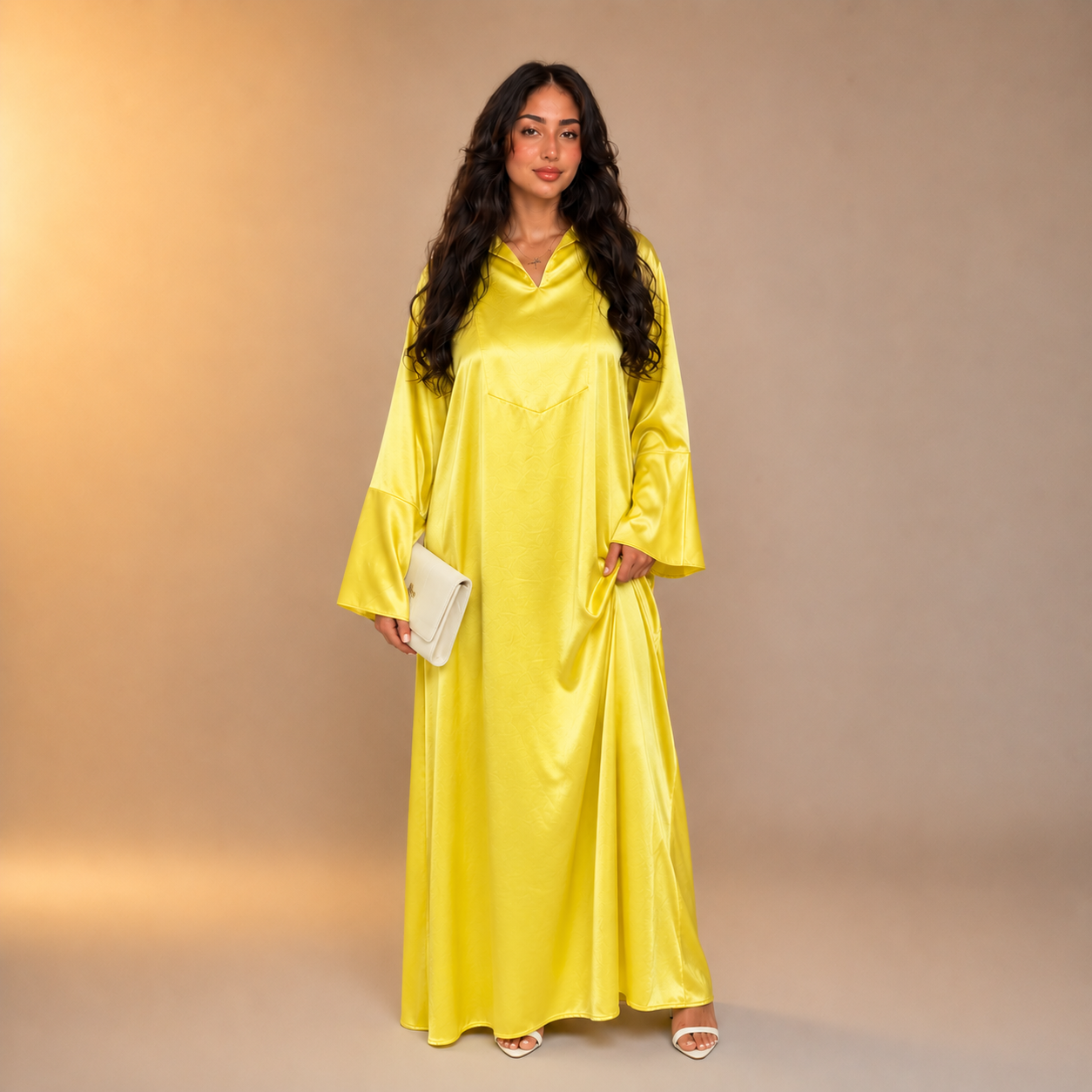 Asiyah Satin Line Abaya