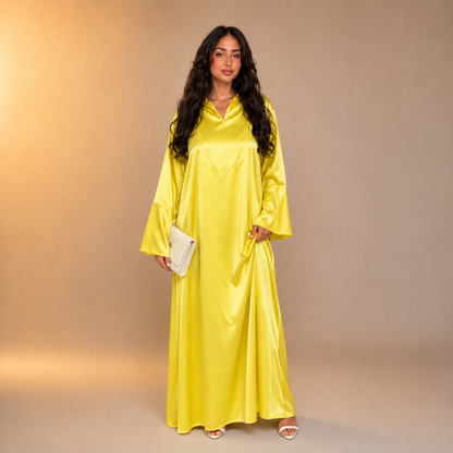 Asiyah Satin Line Abaya