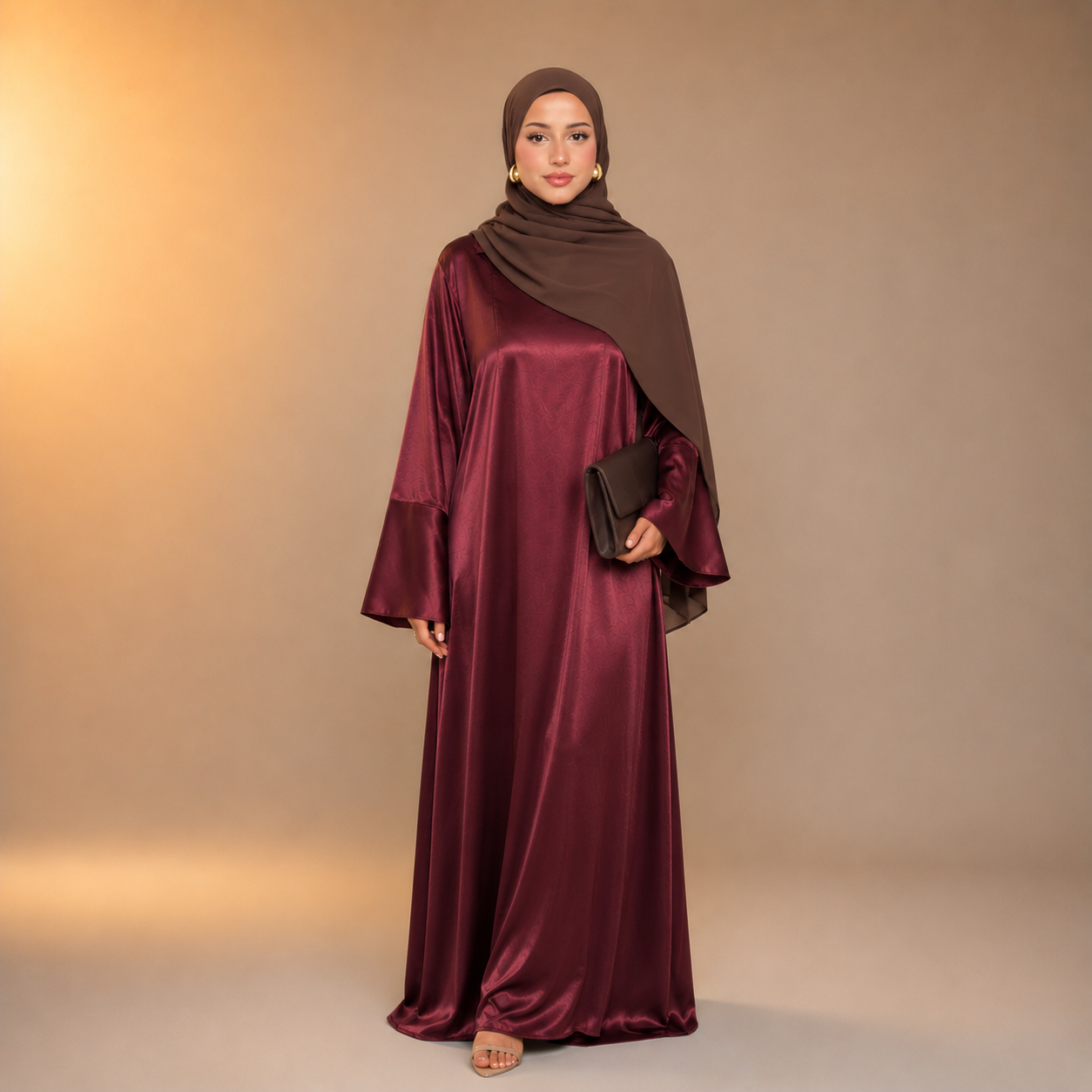 Asiyah Satin Line Abaya