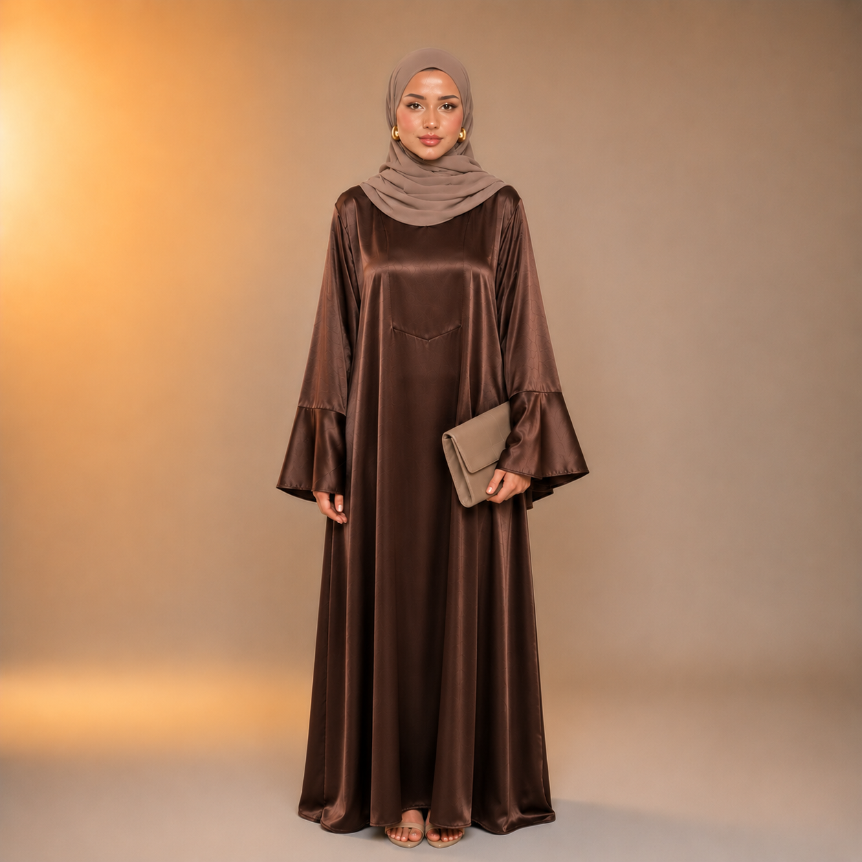 Asiyah Satin Line Abaya