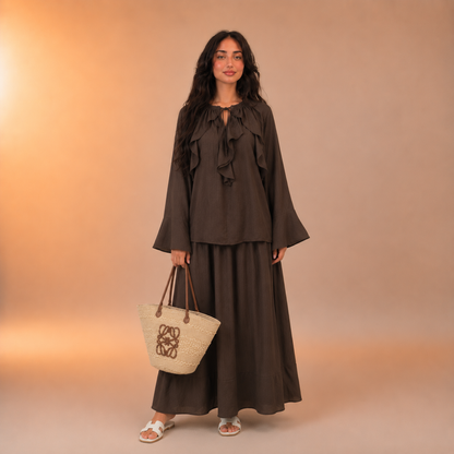 Hind Front Frill Twinset