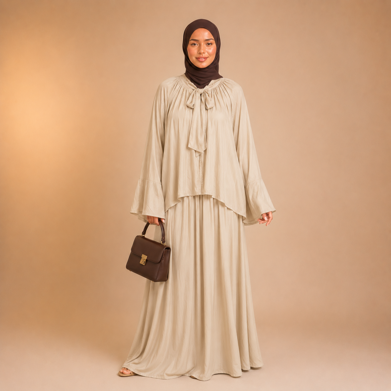 Ramlah Bow Tunic Twinset