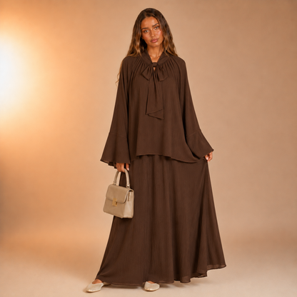 Ramlah Bow Tunic Twinset
