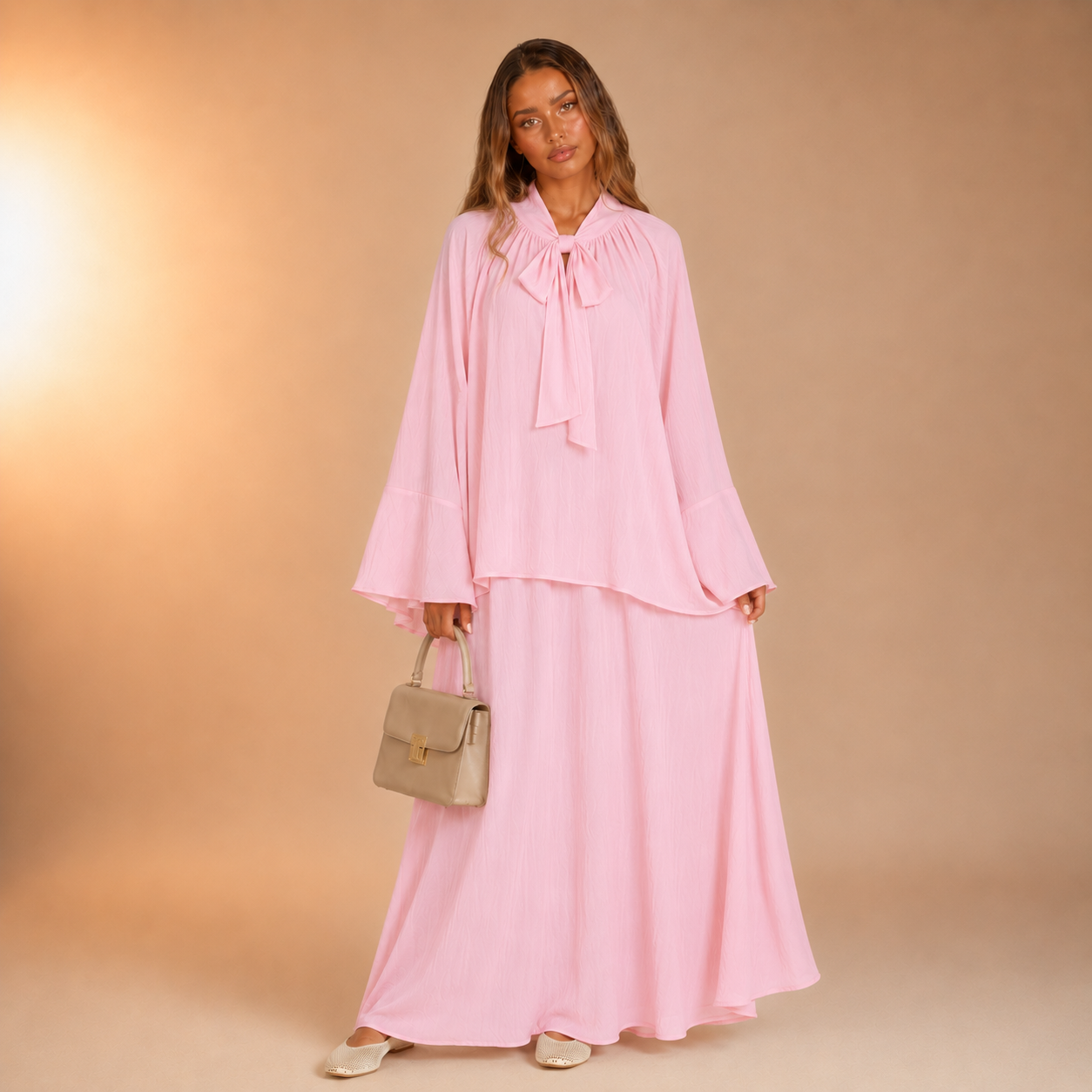 Ramlah Bow Tunic Twinset