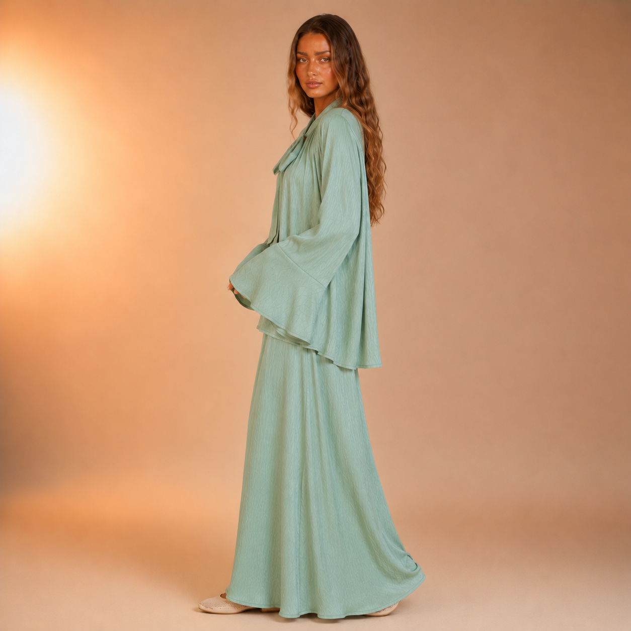 Ramlah Bow Tunic Twinset