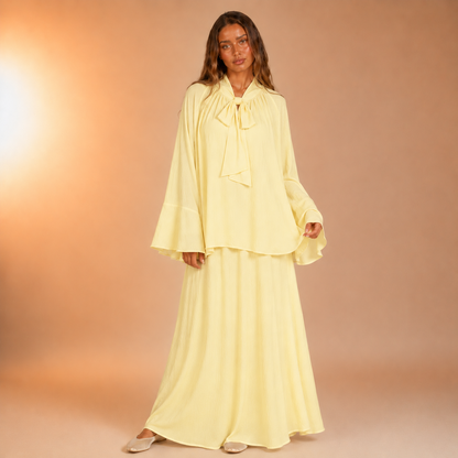Ramlah Bow Tunic Twinset