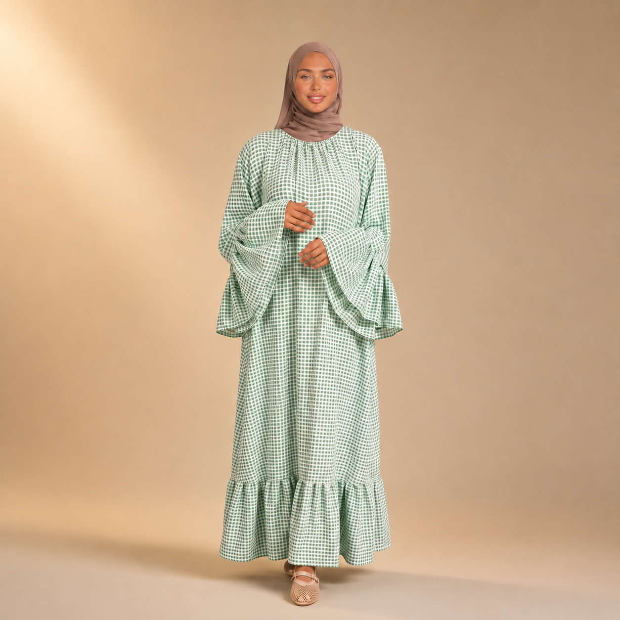 Layan Plaid Seasons Dress