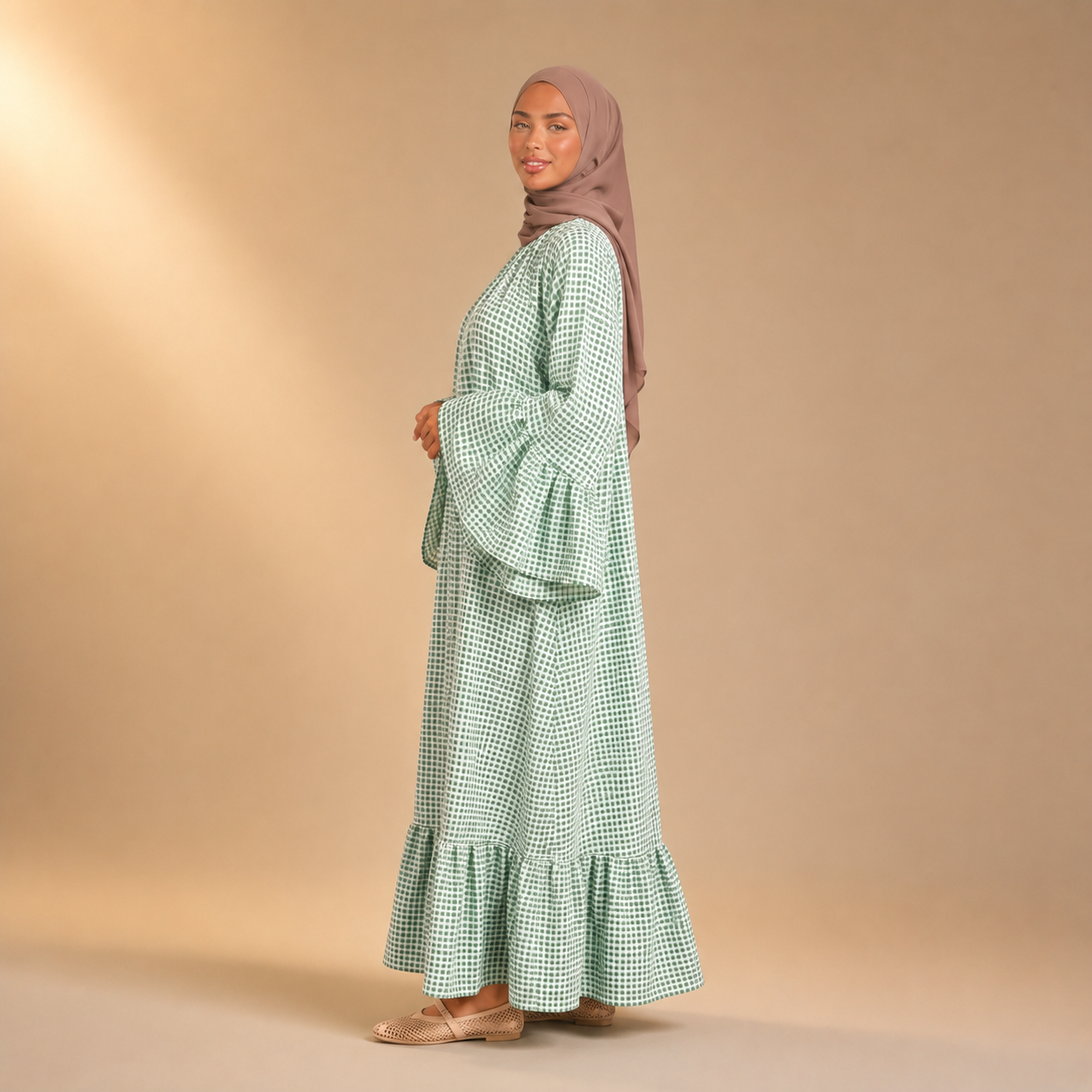 Layan Plaid Seasons Dress