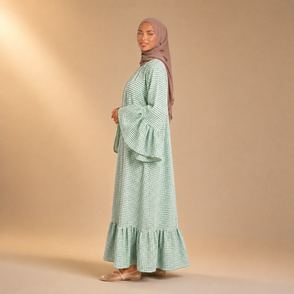 Layan Plaid Seasons Dress