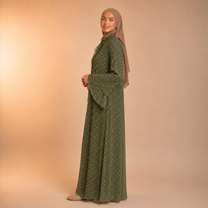 Maram Feather Dot Dress