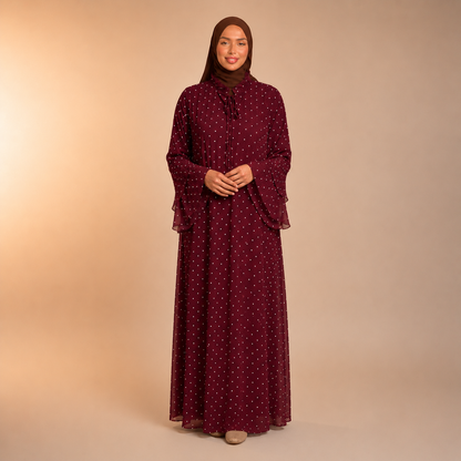 Maram Feather Dot Dress