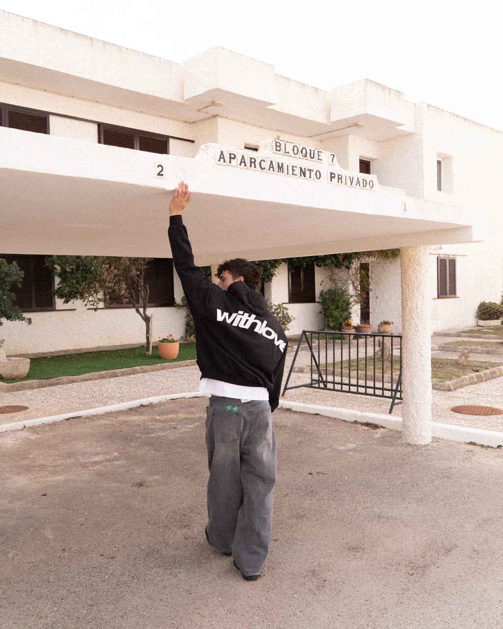 With Love Cotton Hoodie