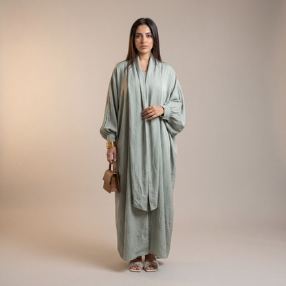 Ismira Vloeiende Abaya met Sjaal