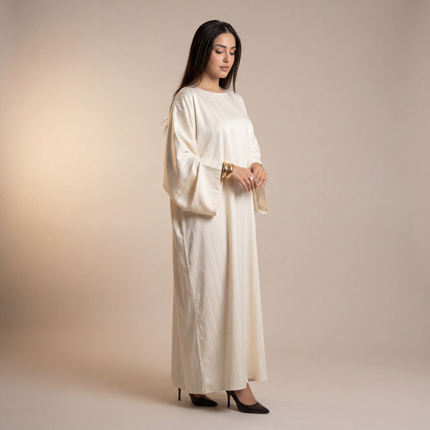 Yasira Zachte Glans Dress