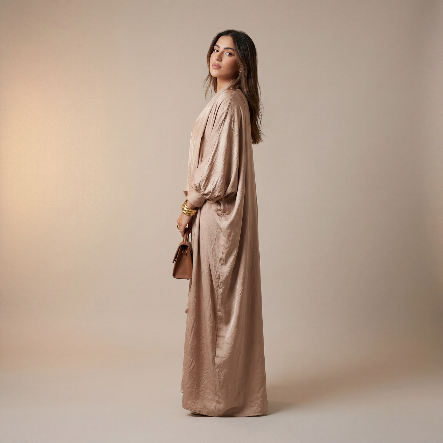 Ismira Vloeiende Abaya met Sjaal