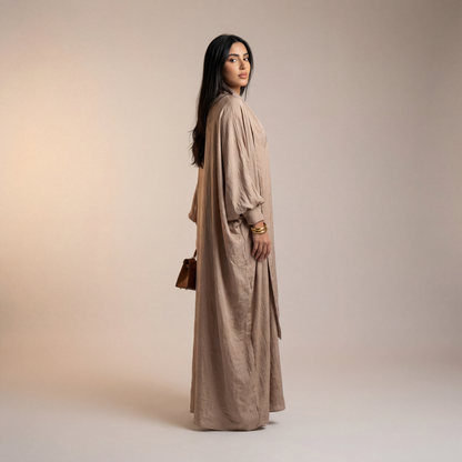 Ismira Vloeiende Abaya met Sjaal