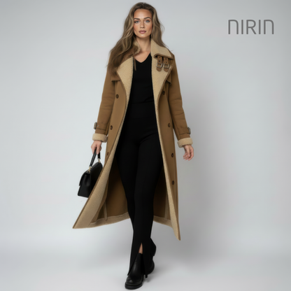 Miss Suède Lange Mantel