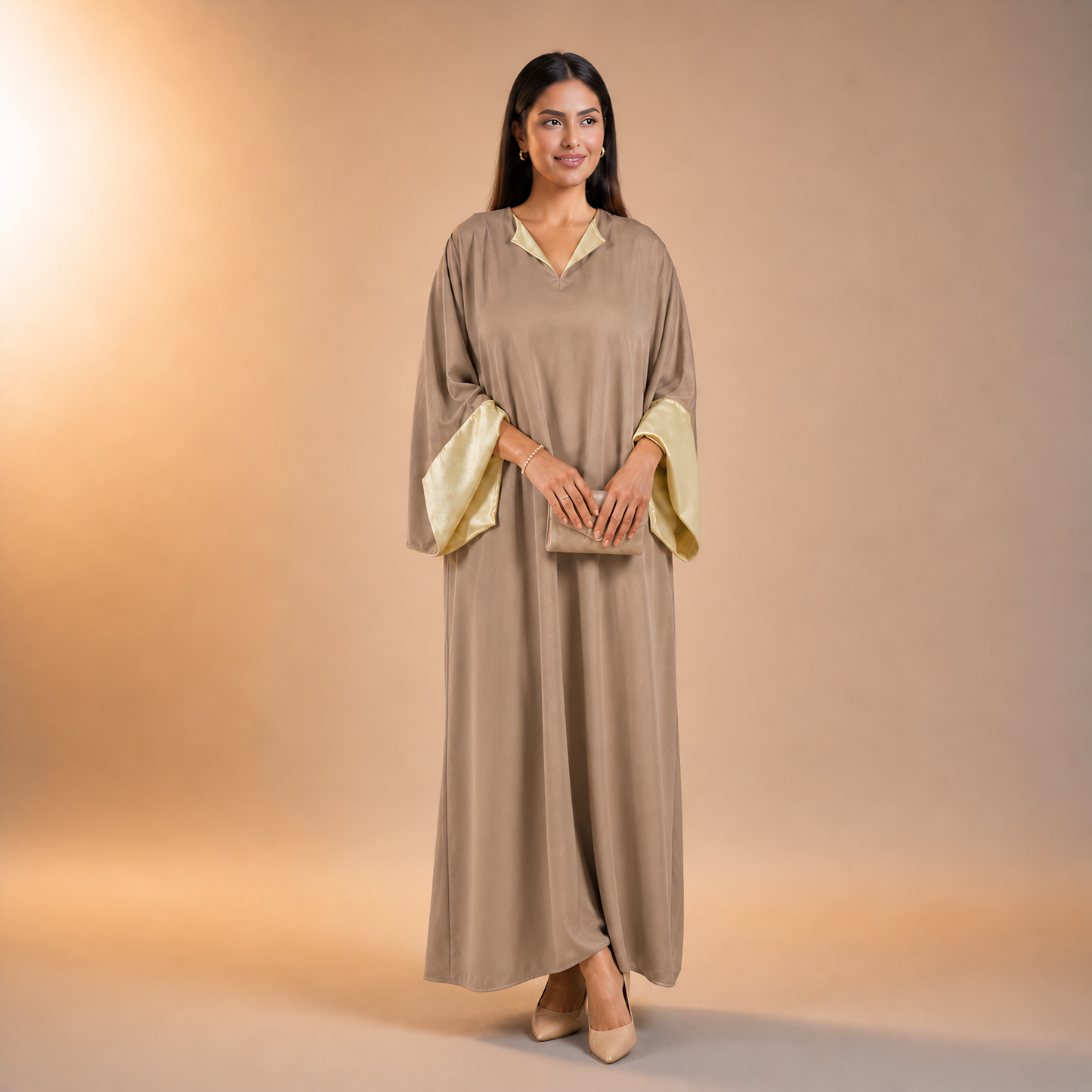 Lujain Open Sleeve Abaya