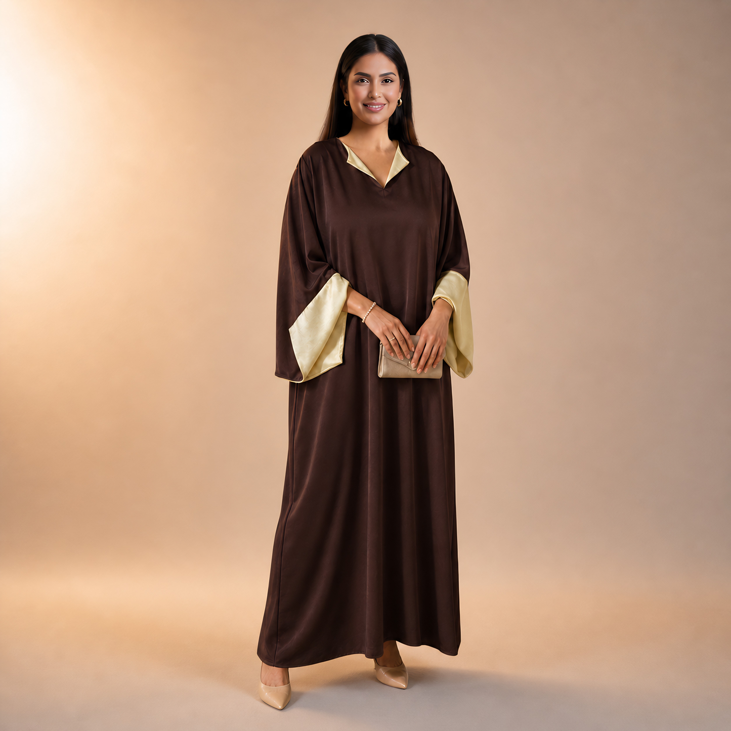 Lujain Open Sleeve Abaya