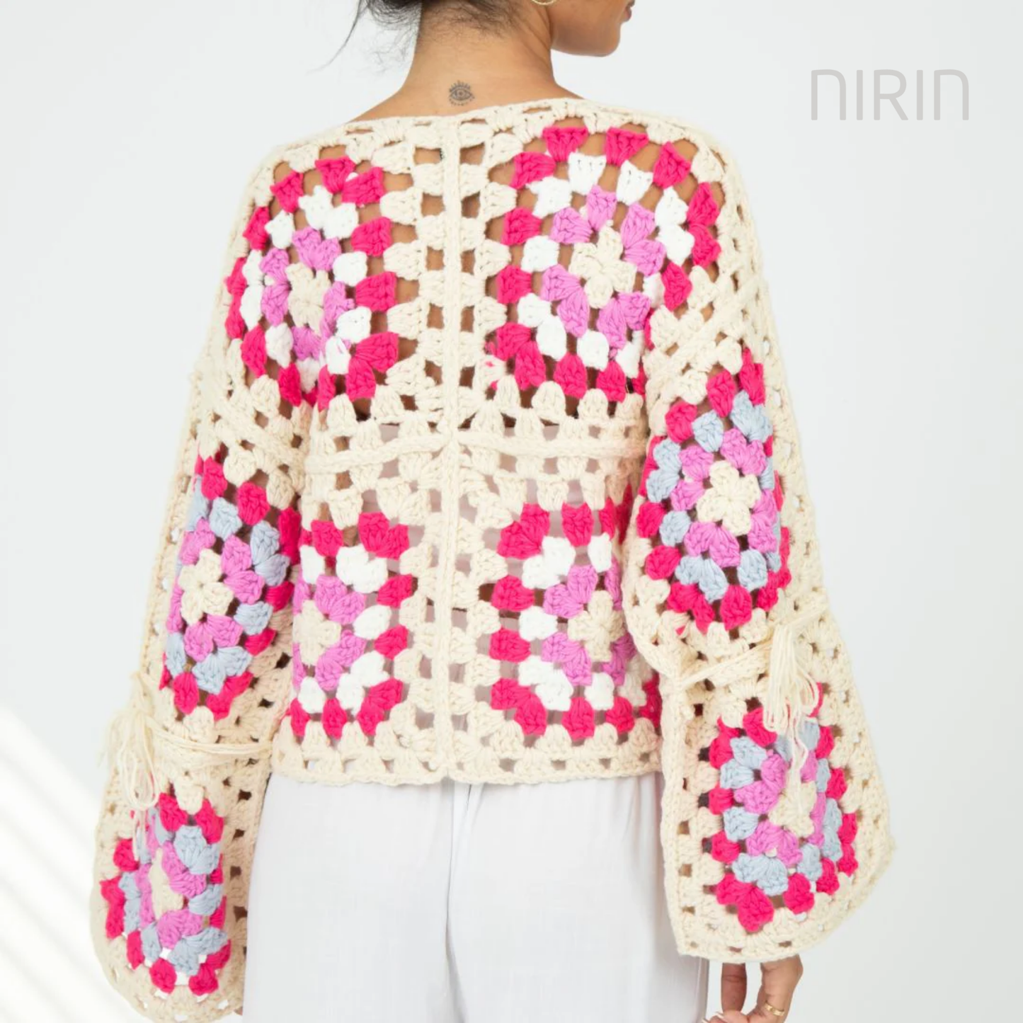 Handgeweven Boho Cardigan