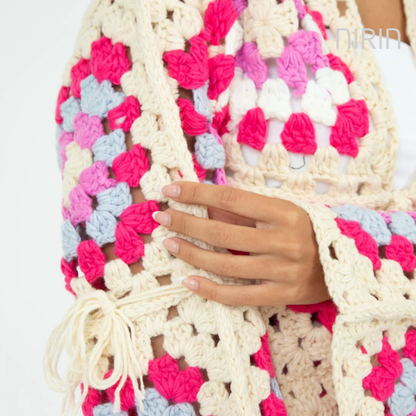 Handgeweven Boho Cardigan