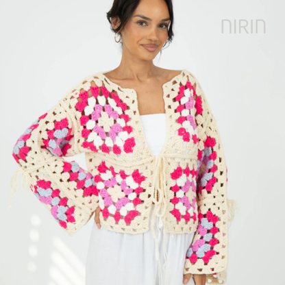 Handgeweven Boho Cardigan
