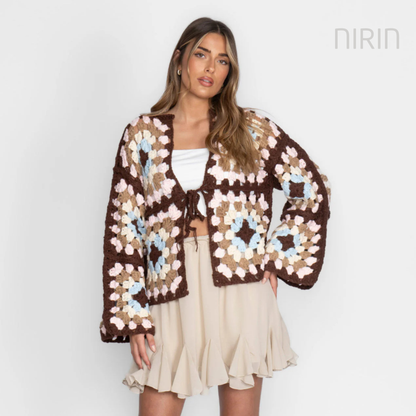 Handgeweven Boho Cardigan