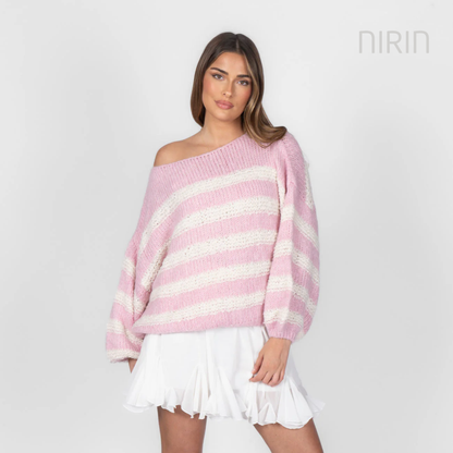 Cozy & Stripe Pullover