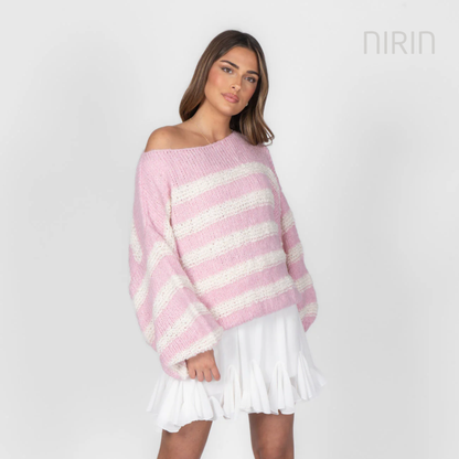 Cozy & Stripe Pullover