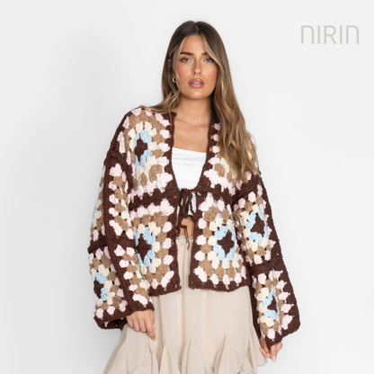 Handgeweven Boho Cardigan