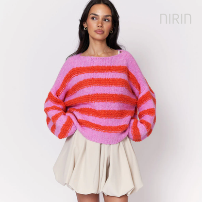 Cozy & Stripe Pullover