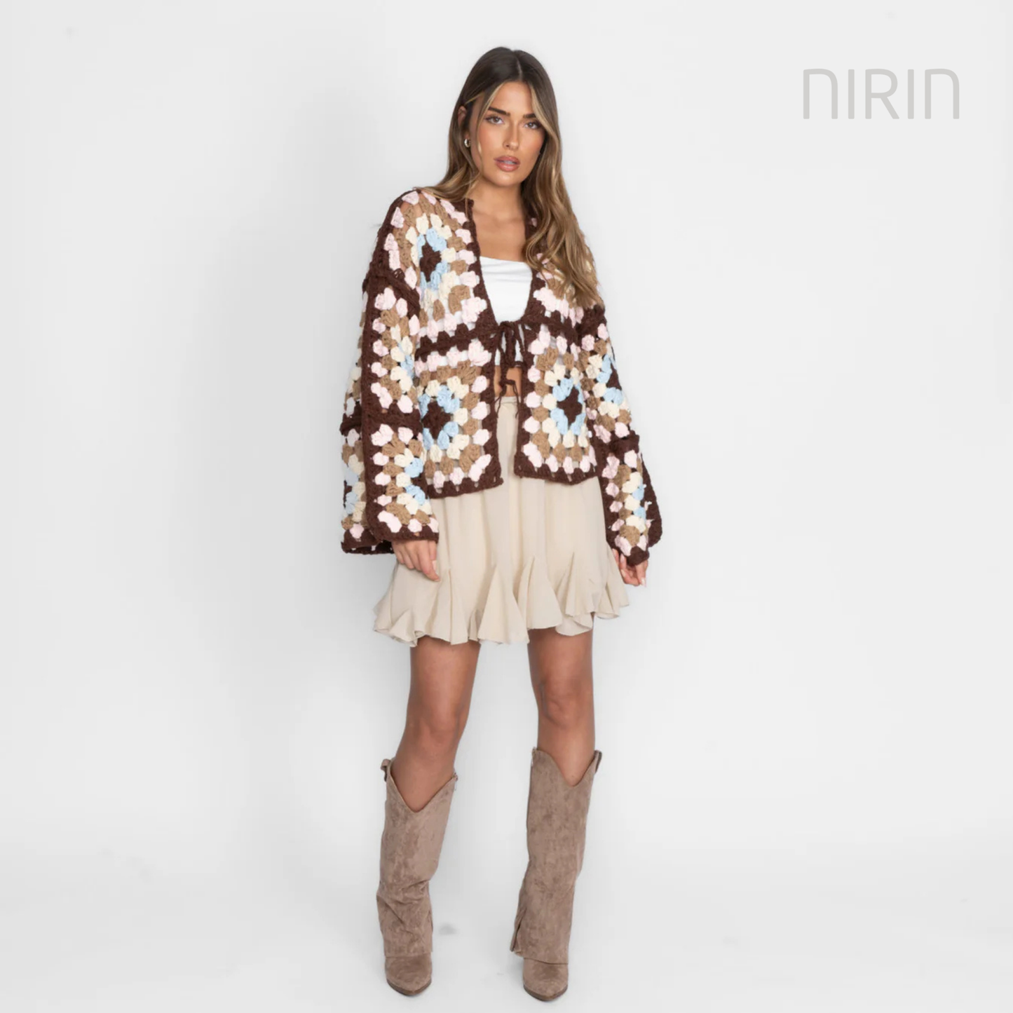 Handgeweven Boho Cardigan