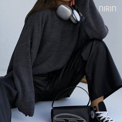 LYRA Gebreide Ronde Hals Trui