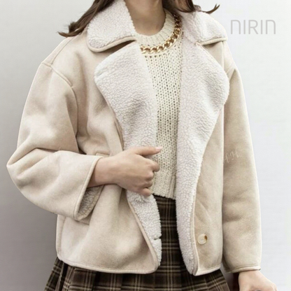 Oversized Leren Look Winterjas