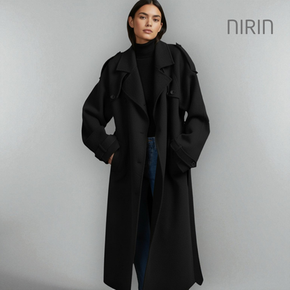 Oversized Manteljas Met Riem