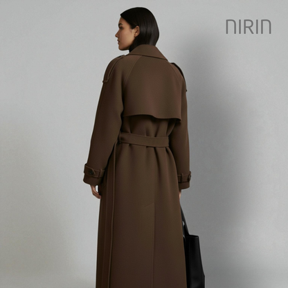 Oversized Manteljas Met Riem