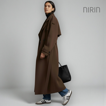 Oversized Manteljas Met Riem