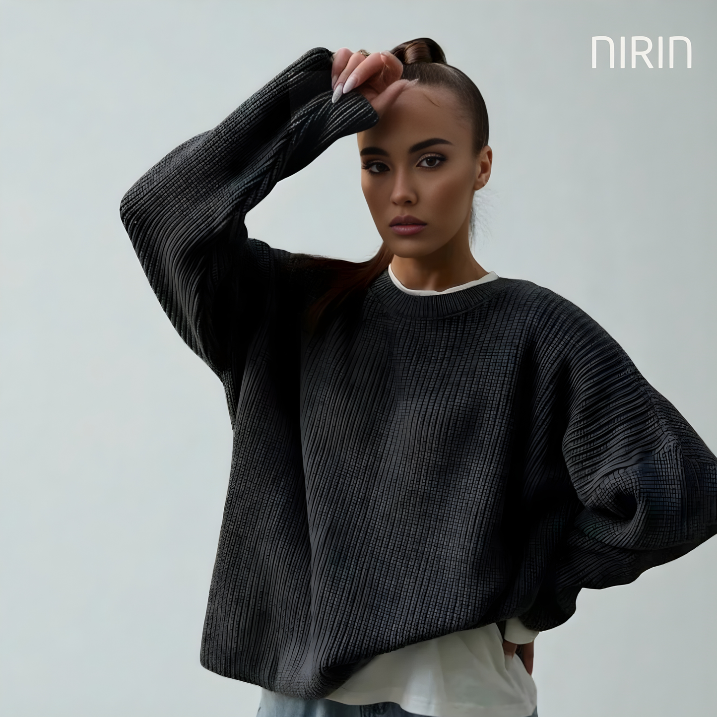 LYRA Gebreide Ronde Hals Trui