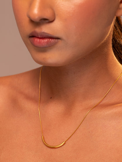 Chique Gebogen Staafketting